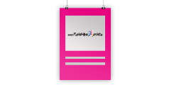 Neon-Plakate DIN A2