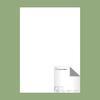 Produktbild fr 'Briefpapier Quadrat 9x9 cm Offset 80 g/m 4/1-farbig'