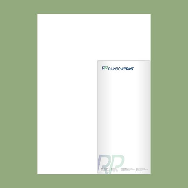Produktbild fr 'Briefpapier DIN lang 9,8x21 cm Offset 80 g/m 4/0-farbig'