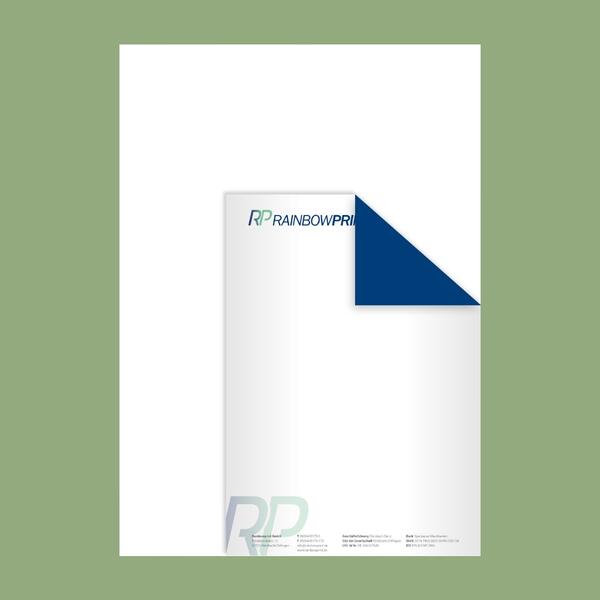 Produktbild für 'Briefpapier DIN A5 (14,8 x 21 cm), 4/4-farbig bedruckt'