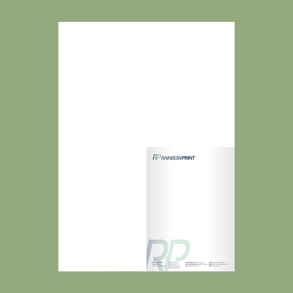 Produktbild für 'Briefpapier DIN A6 (10,5 x 14,8 cm), 4/0-farbig bedruckt'