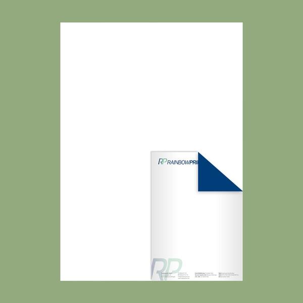 Briefpapier DIN A6 4/4 - beidseitig farbig