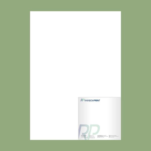 Produktbild fr 'Briefpapier Quadrat (9,8 x 9,8 cm), 4/0-farbig bedruckt'