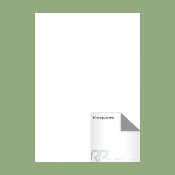 Produktbild für 'Briefpapier Quadrat (9,8 x 9,8 cm), 4/1-farbig bedruckt'