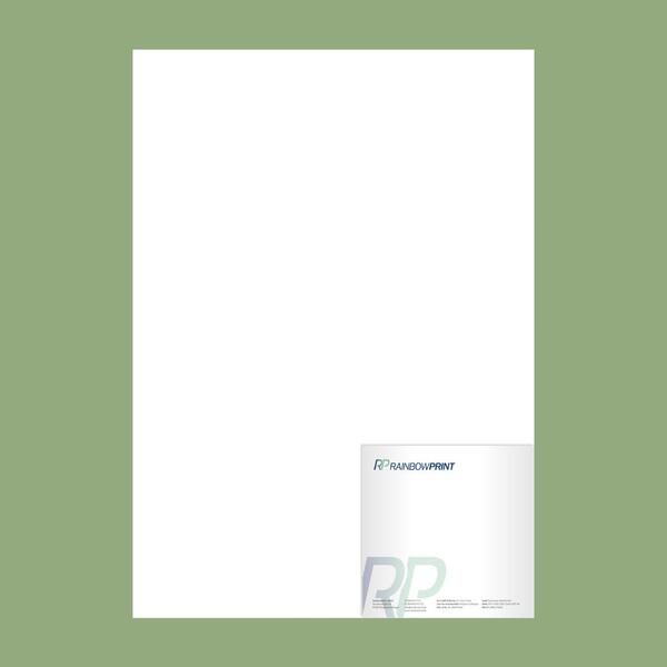 Briefpapier Quadrat 9x9 4/0 - einseitig