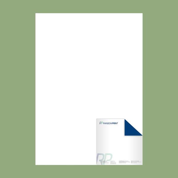 Briefpapier Quadrat 9x9 4/4 - beidseitig farbig