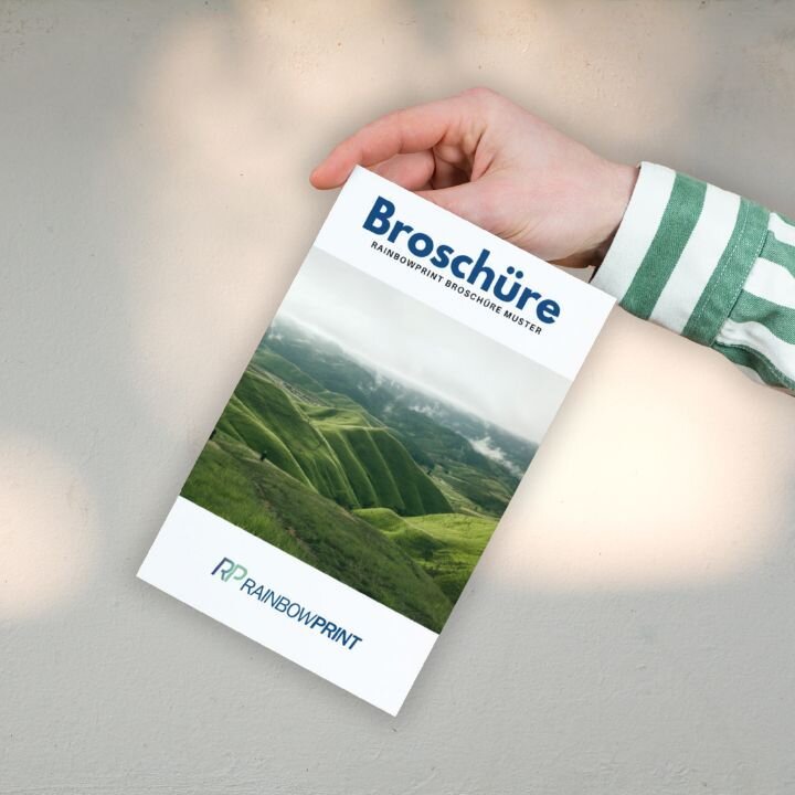 Eine Broschre, gedruckt von Rainbowprint.