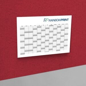 Ein Kalender von Rainbowprint.