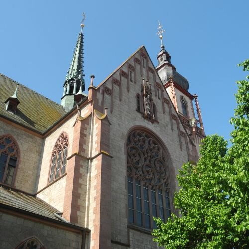 Eine Kirche in Bayern.